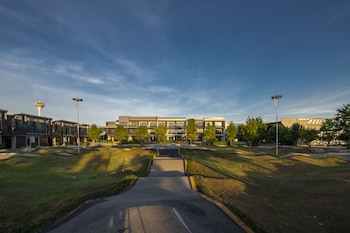 the velos hotel and bmx pump track