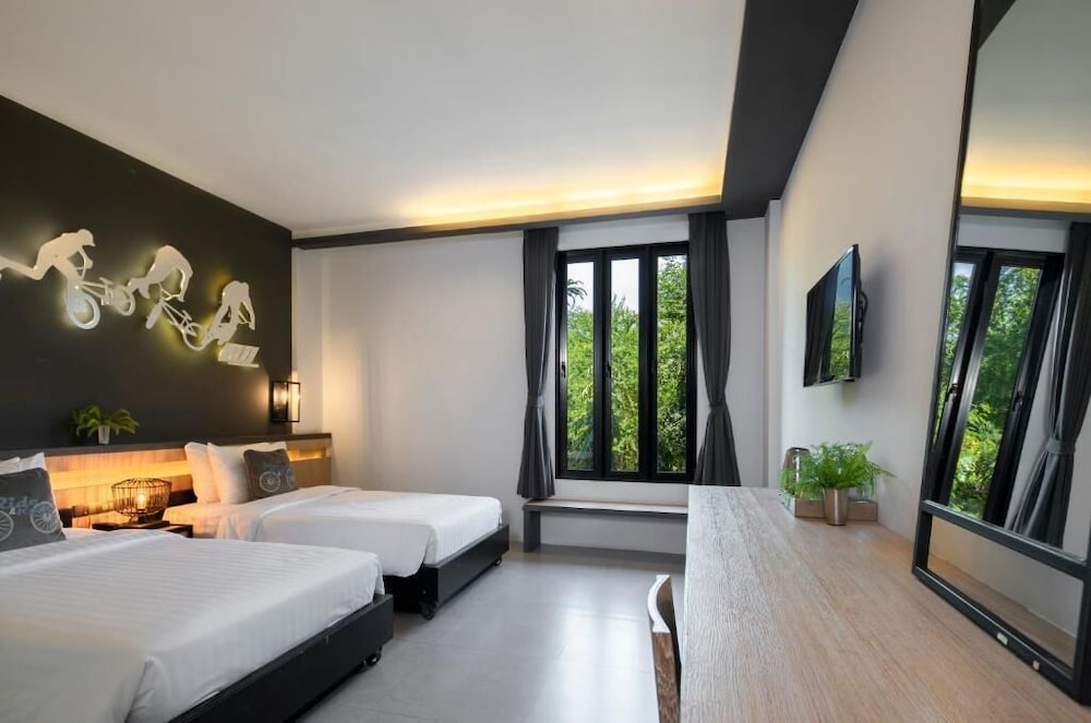 the velos hotel and bmx pump track