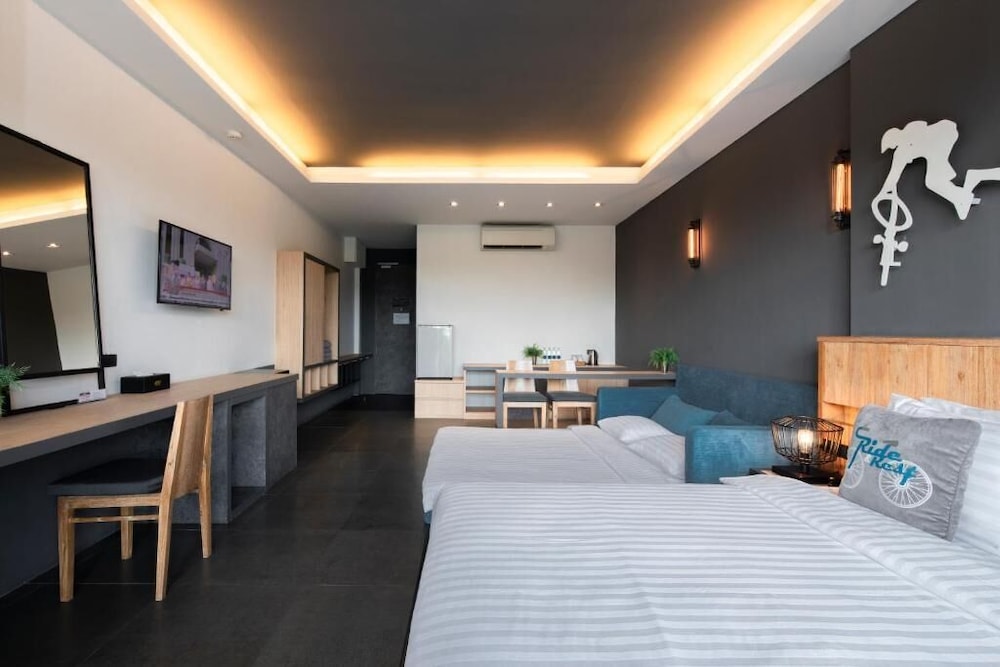 the velos hotel and bmx pump track