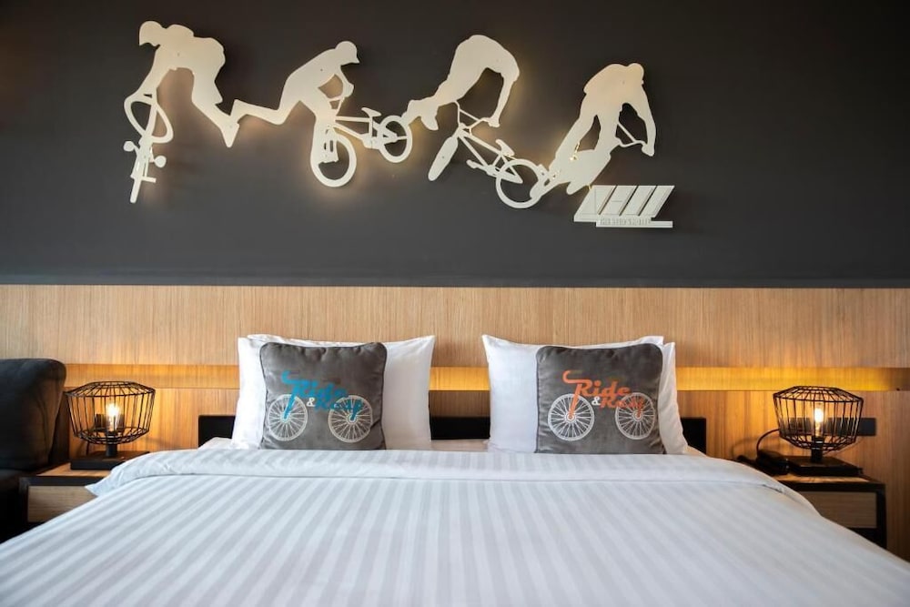 the velos hotel and bmx pump track