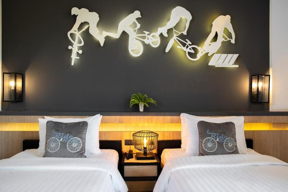 the velos hotel and bmx pump track