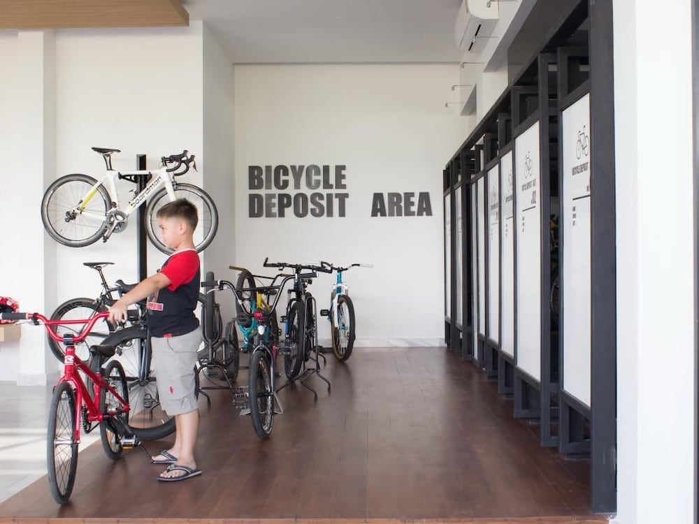 the velos hotel and bmx pump track