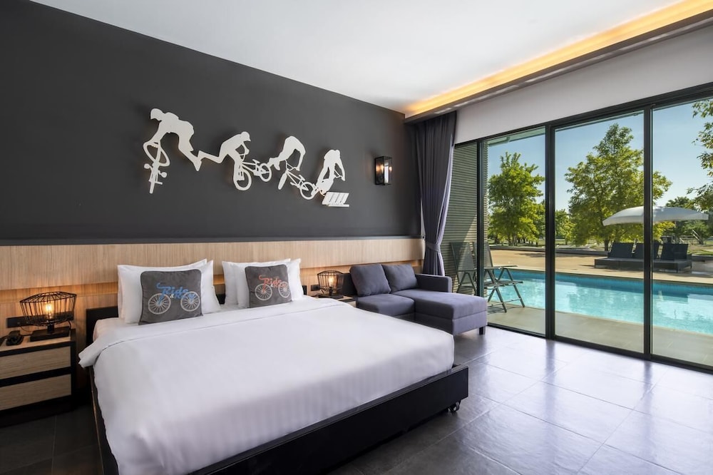 the velos hotel and bmx pump track