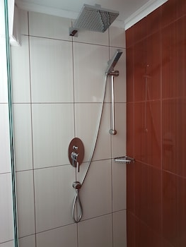 the blue apartments and beach