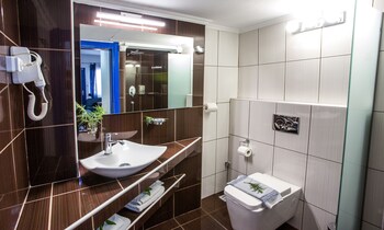 the blue apartments and beach