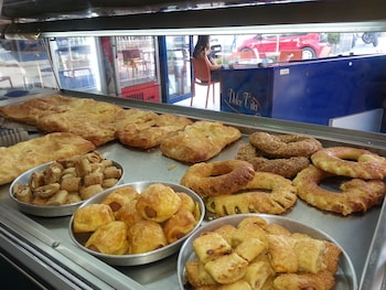 the blue apartments and beach