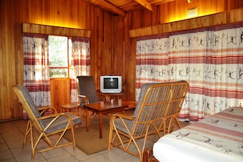 log cabin and settlers village