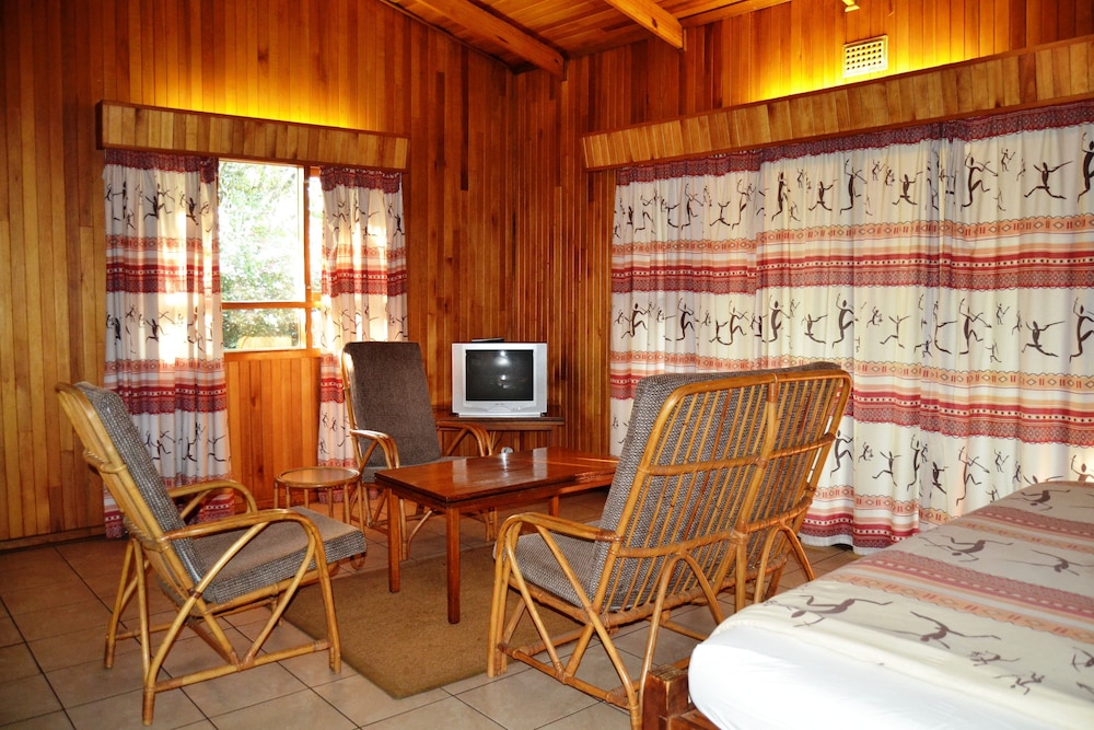 log cabin and settlers village
