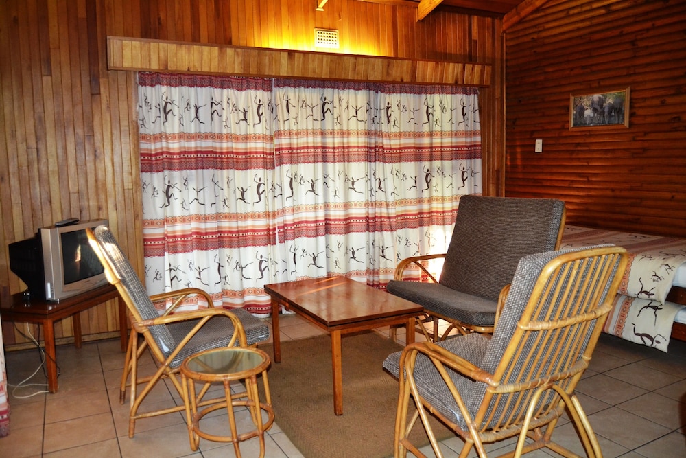 log cabin and settlers village