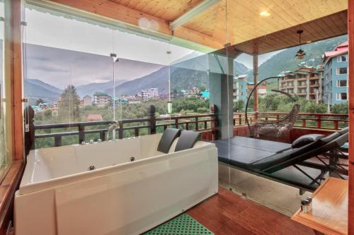 snow flakes resort and spa centrally heated luxury resort