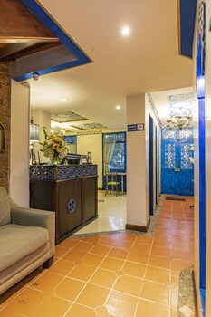 hotel azul de la plaza