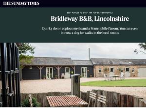 bridleway bed and breakfast
