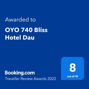 capital o 740 bliss hotel dau