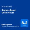 sophias beach guest house