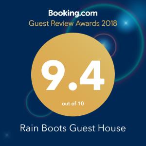 rain boots guest house