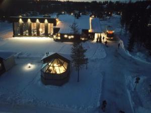 santas igloos arctic circle