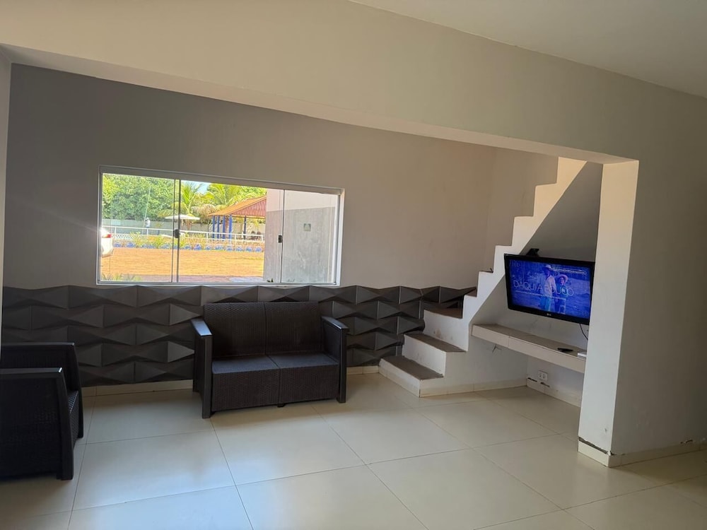 hotel pintado azul