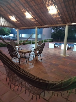 hotel pintado azul