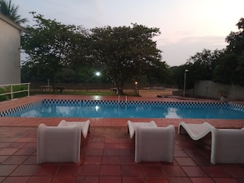 hotel pintado azul
