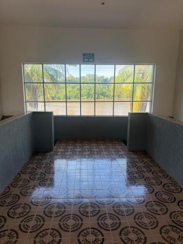 hotel pintado azul