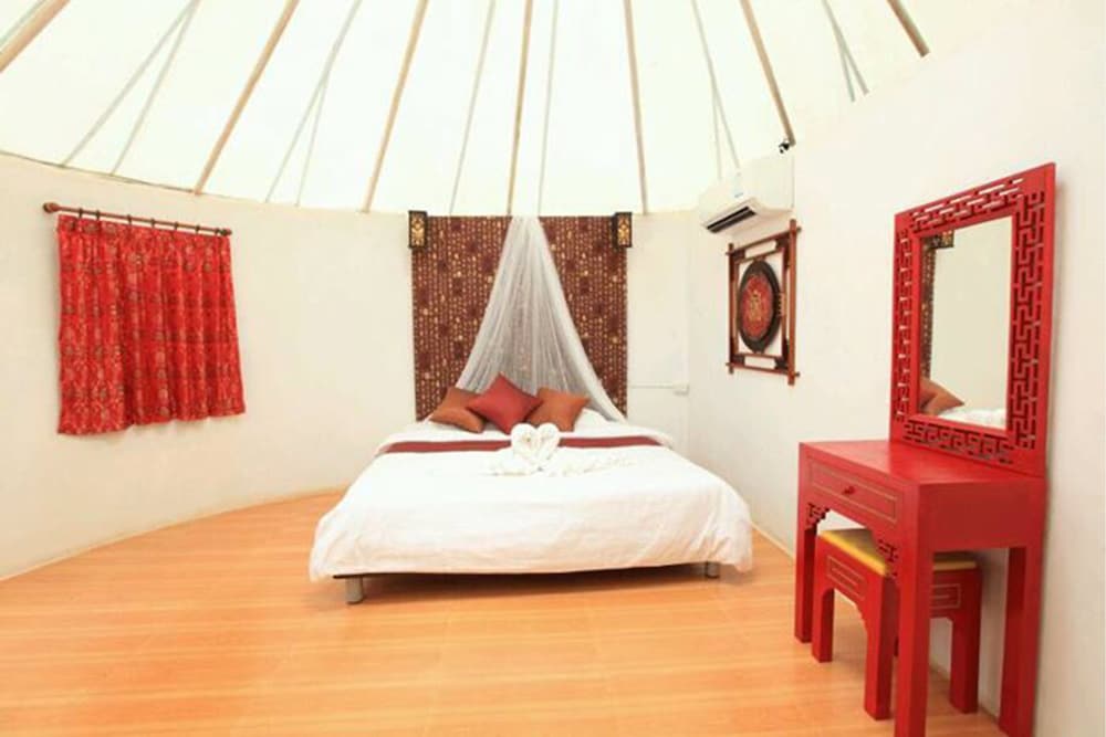 the natural yurt resort at khao kho