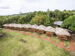 9 huts on a hill