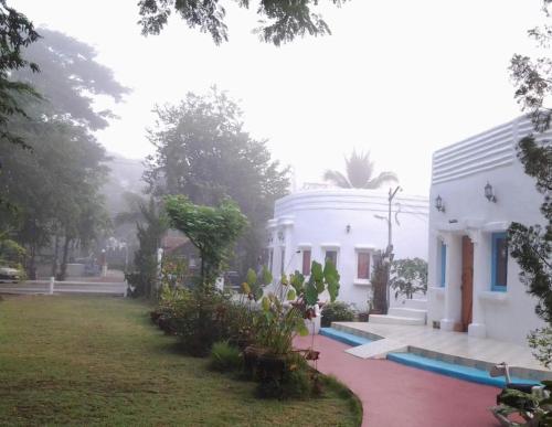 scenic riverside resort