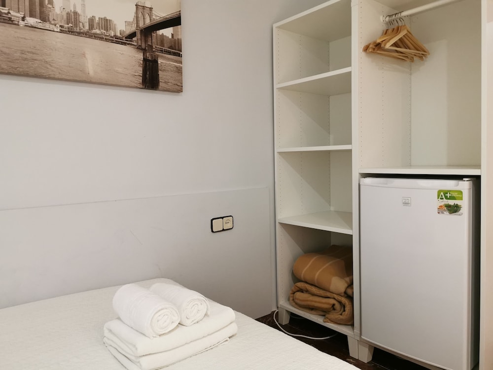 barcelona city street hostal