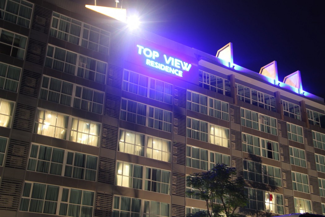 top view hotel