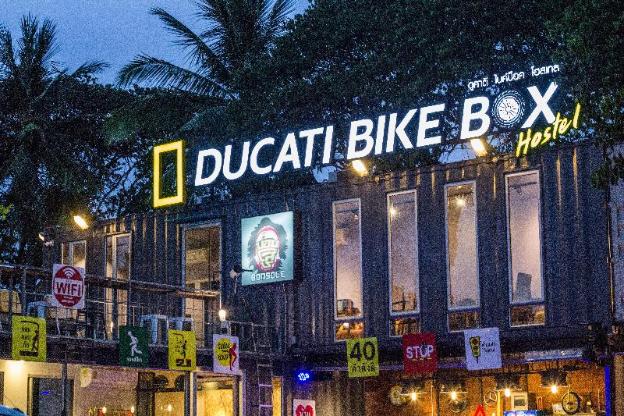 ducati bike box hostel