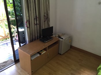 lonely beach pool resort