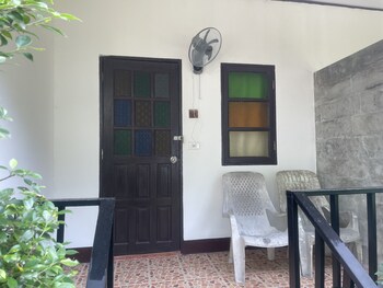 lonely beach pool resort