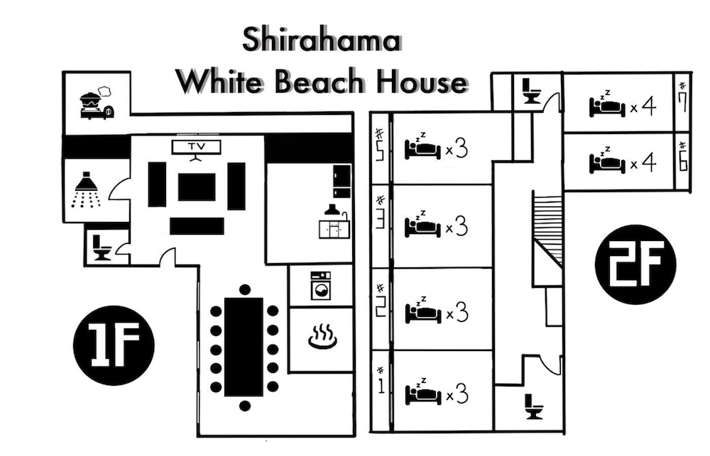 shirahama white beach house