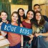 blue beds