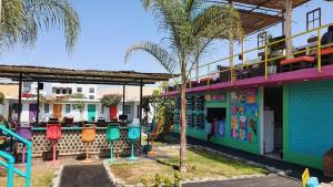 the upcycled hostel huacachina
