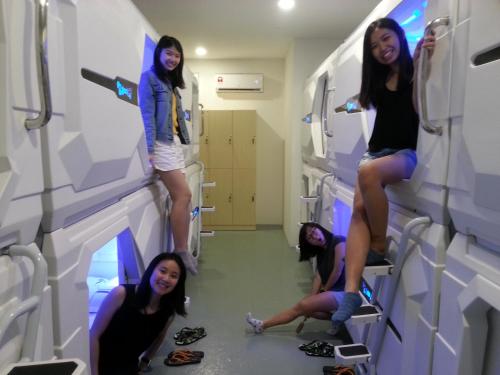 space capsule hotel