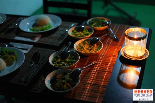 heaven upon rice fields