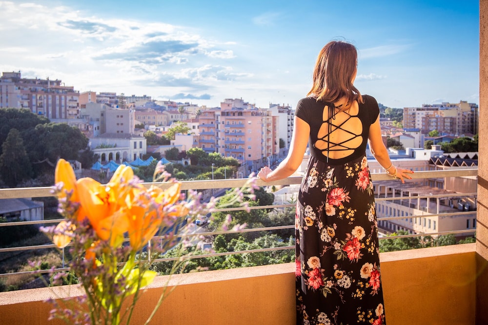 a view on cagliari