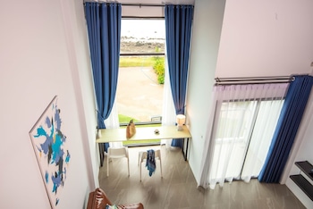 the beach resort and residence