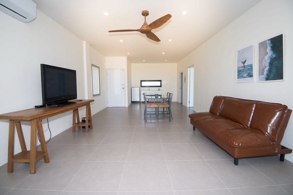 the beach resort and residence