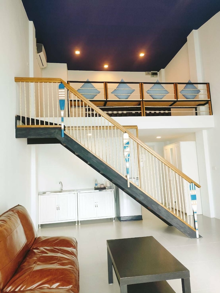 the beach resort and residence