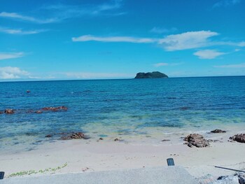 the beach resort and residence