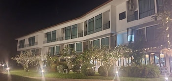 the beach resort and residence