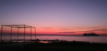 the beach resort and residence