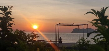 the beach resort and residence