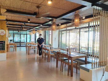 the beach resort and residence