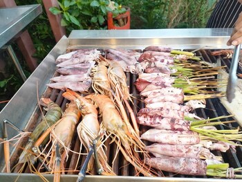 the beach resort and residence