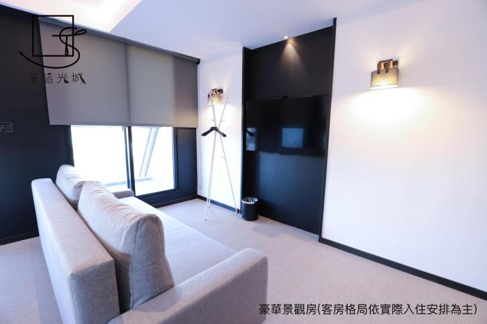 slow town hotel glowing