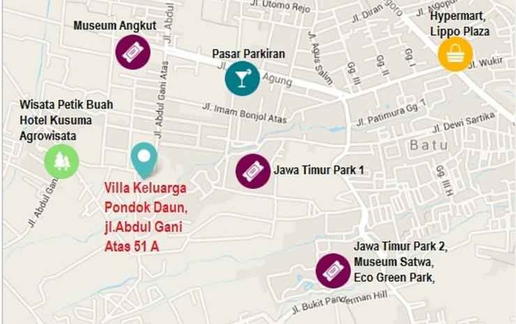 villa keluarga pondok daun