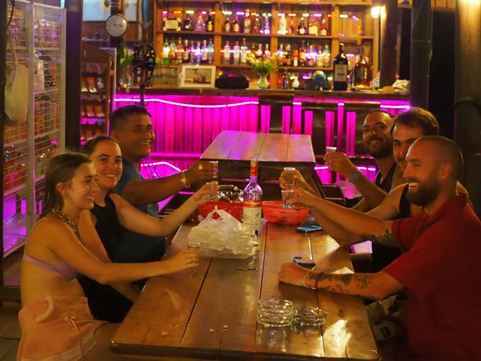 coconutbeach bungalows party hostel